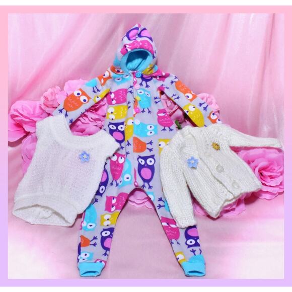 NLo Natalia Loseva Fashion Doll BJD MSD Doll Outfit Sweater Pajamas Jumpsuit Lot - Picture 5 of 16
